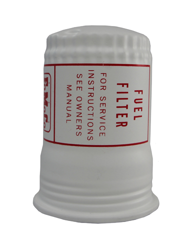 Fuel filter canister 65-68 white in the group Ford/Mercury / Ford Falcon / Fuel system / Fuel pumps Falcon at VP Autoparts AB (C3AZ-9355-A)