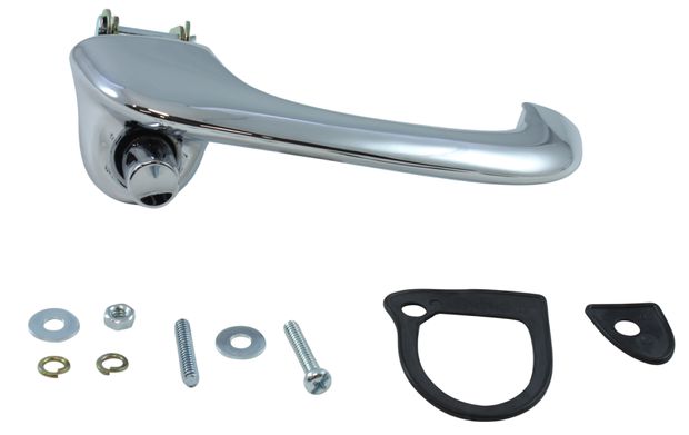 Handle Door 64-66/69/70 outer in the group Ford/Mercury / Ford Mustang 65-73 / Body / Doors/components/glas / Door handles & locks at VP Autoparts AB (C4DZ-6222404-A)