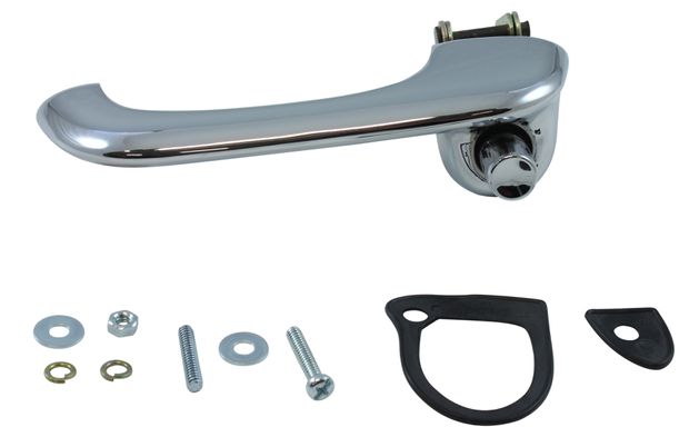 Door handle outer 64-66 LH in the group Ford/Mercury / Ford Mustang 65-73 / Body / Doors/components/glas / Door handles & locks at VP Autoparts AB (C4DZ-6222405-A)