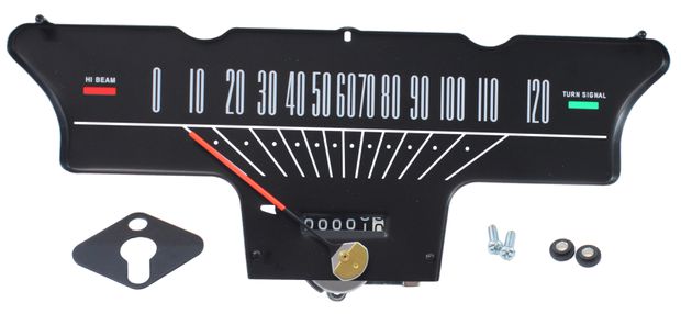 Speedometer 64-65 in the group Ford/Mercury / Ford Mustang 65-73 / Electrical components/lights / Instrument/relay / Instruments Mustang 65-73 at VP Autoparts AB (C5DZ-17255-A)