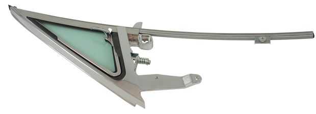 Vent window door assembly RH 1964-66 gre in the group Ford/Mercury / Ford Mustang 65-73 / Body / Doors/components/glas / Door glasses & frames Mustang 65-66 at VP Autoparts AB (C5ZB-6521402-B)