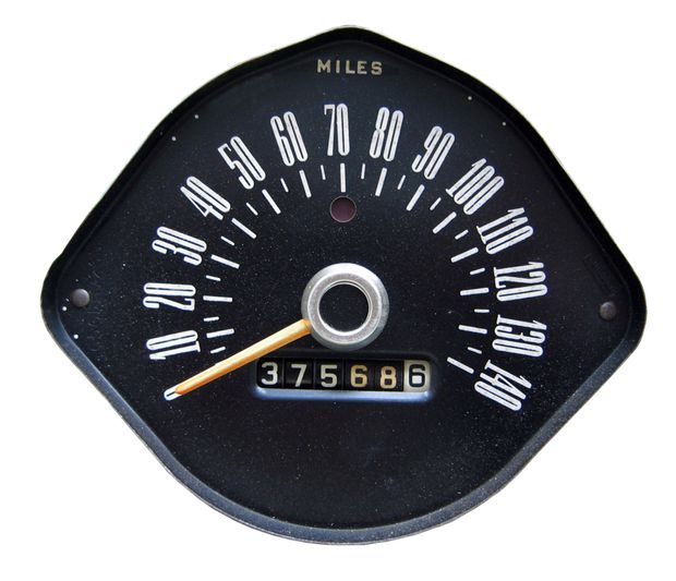 Speedometer 65GT/Pony, 66 (Miles) in the group Ford/Mercury / Ford Mustang 65-73 / Electrical components/lights / Instrument/relay / Instruments Mustang 65-73 at VP Autoparts AB (C5ZF-17265)