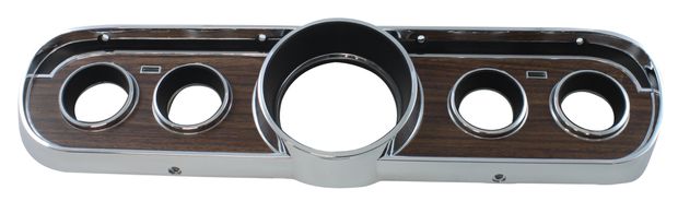 Instrument bezel 65-66 woodgrain in the group Ford/Mercury / Ford Mustang 65-73 / Electrical components/lights / Instrument/relay / Instrument bezels Mustang 65-73 at VP Autoparts AB (C5ZZ-10838-B)