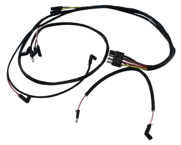 Engine harness w.gauges, 3 speed blower in the group Ford/Mercury / Ford Mustang 65-73 / Electrical components/lights / Wiring/wiring diagram / Under hood wiring Mustang 65-73 at VP Autoparts AB (C5ZZ-14289-8WG3)