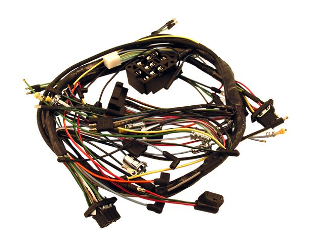 Wiring harness 1965 GT/Pony under dash in the group Ford/Mercury / Ford Mustang 65-73 / Electrical components/lights / Wiring/wiring diagram / Main/dash harness Mustang 65-73 at VP Autoparts AB (C5ZZ-14401-WG)