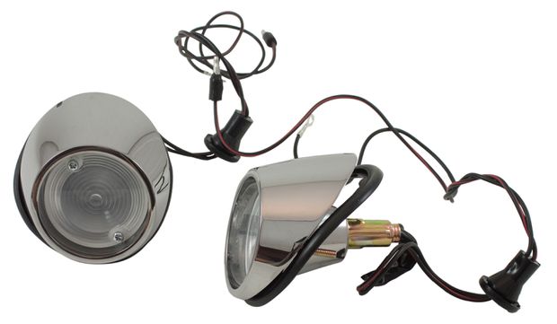 Backup light kit 64-66 (pair) in the group Ford/Mercury / Ford Mustang 65-73 / Electrical components/lights / Lights / Back up light Mustang 65-73 at VP Autoparts AB (C5ZZ-15511-12)