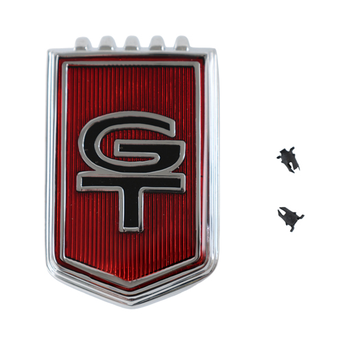 Emblem GT Fender 65 in the group Ford/Mercury / Ford Mustang 65-73 / Body / Emblem / Emblem Mustang 65-66 at VP Autoparts AB (C5ZZ-16098-D)