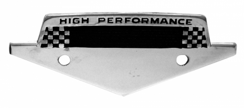 Emblem High Performance 65-66 in the group Ford/Mercury / Ford Mustang 65-73 / Body / Emblem / Emblem Mustang 65-66 at VP Autoparts AB (C5ZZ-16228-B)