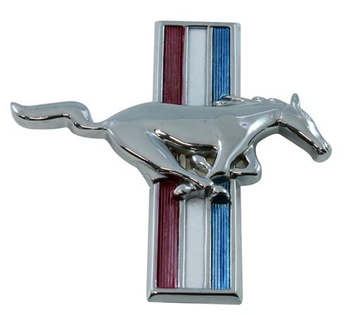 Emblem Skrm Pony 64-68 H SCOTT DRAKE i gruppen Ford/Mercury / Ford Mustang 65-73 / Karosseri / Emblem / Emblem Mustang 67-68 hos VP Autoparts AB (C5ZZ-16228-D)