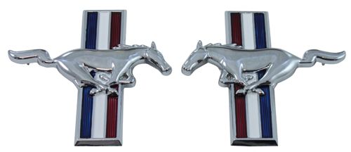 Emblem Skrm Pony Stick On 64-68 i gruppen Ford/Mercury / Ford Mustang 65-73 / Karosseri / Emblem / Emblem Mustang 67-68 hos VP Autoparts AB (C5ZZ-16228-PSO)