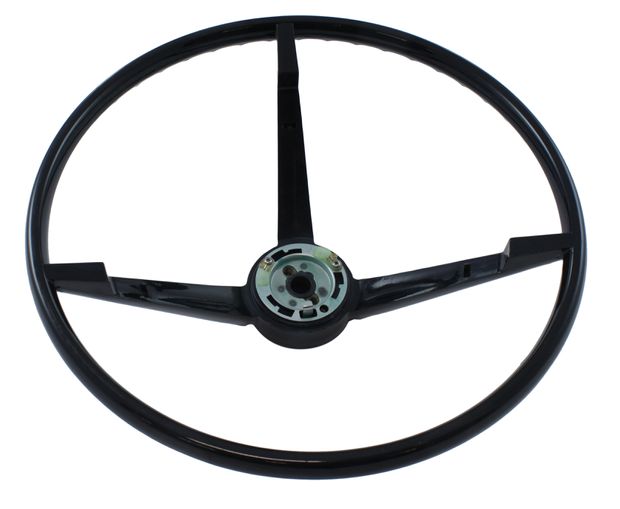 Steering wheel Mustang 65-66 black in the group Ford/Mercury / Ford Mustang 65-73 / Steering/suspension / Steering wheel column / Steering wheel Mustang 65-73 at VP Autoparts AB (C5ZZ-3600-F)