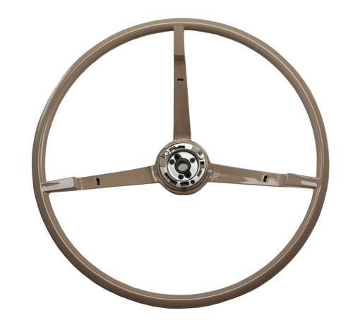 Steering wheel 65-66 Parchment in the group Ford/Mercury / Ford Mustang 65-73 / Steering/suspension / Steering wheel column / Steering wheel Mustang 65-73 at VP Autoparts AB (C5ZZ-3600-PA)