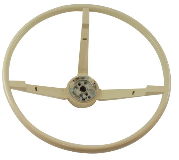 Steering wheel 65 white in the group Ford/Mercury / Ford Mustang 65-73 / Steering/suspension / Steering wheel column / Steering wheel Mustang 65-73 at VP Autoparts AB (C5ZZ-3600-WT)