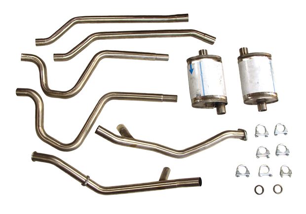 Exhaust system Mustang SB 64-70 2