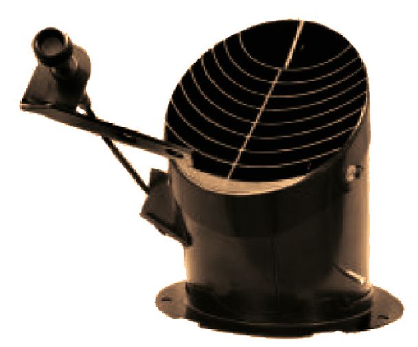 Air intake coup 65-66 LH in the group Ford/Mercury / Ford Mustang 65-73 / Heater/air conditioning / Heating system / Heater, vent hoses at VP Autoparts AB (C5ZZ-6501934-A)