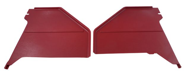 Kick panel CP/FB 64-65 bright red in the group Ford/Mercury / Ford Mustang 65-73 / Interior / Interior panels / Kick panels CP/FB Mustang 65-73 at VP Autoparts AB (C5ZZ-6502344-RD)