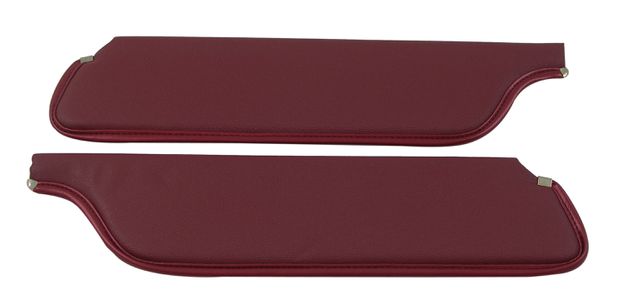 Sun visor Mustang CP/FB 64-66 Dark Red in the group Ford/Mercury / Ford Mustang 65-73 / Interior / Sunvisor / Sun visors coupe/fastback at VP Autoparts AB (C5ZZ-6504104-DR)
