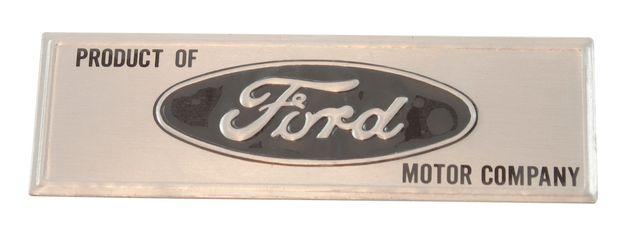 Dekal Tr�skelpl�t 64-66 SVART i gruppen Ford/Mercury / Ford Mustang 65-73 / Stripe/dekaler / Dekaler / Dekaler kaross & ruta Mustang hos VP Autoparts AB (C5ZZ-6513208-T)