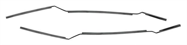 Prydnadslist drrkant Mustang 65-66 i gruppen Ford/Mercury / Ford Mustang 65-73 / Karosseri / Prydnadslister / Prydnadslister kaross Mustang 65-66 hos VP Autoparts AB (C5ZZ-6520910-1)