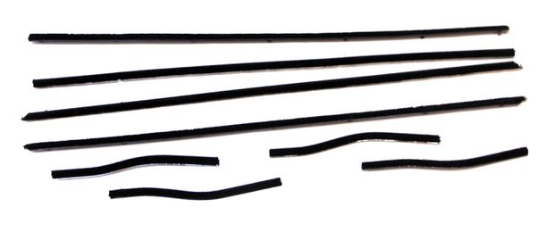 Beltline kit 64-66 CP/CV in the group Ford/Mercury / Ford Mustang 65-73 / Body / Rubber/weather stripping / Weatherstrip & channels Mustang 65-66 at VP Autoparts AB (C5ZZ-6521458-9SE)