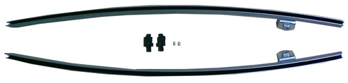 Guide channel door 65-66 in the group Ford/Mercury / Ford Mustang 65-73 / Body / Rubber/weather stripping / Weatherstrip & channels Mustang 65-66 at VP Autoparts AB (C5ZZ-6521538-9)