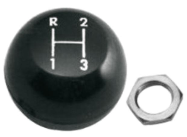 Gear shift  knob Mustang 3-speed 64-67 in the group Ford/Mercury / Ford Mustang 65-73 / Transmission/rear axle / Shift knobs & handles at VP Autoparts AB (C5ZZ-7213-H)
