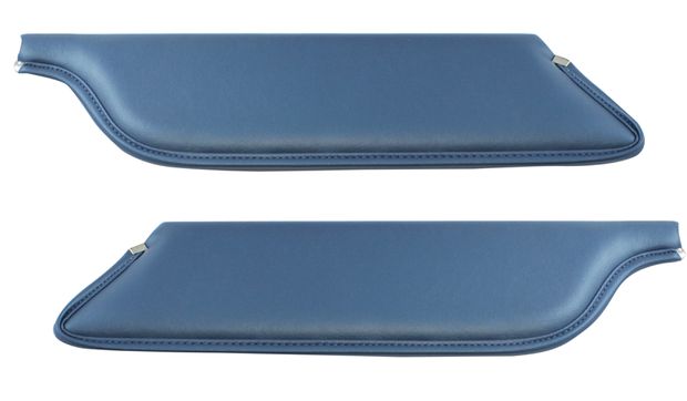 Sun visor Mustang 64-65 CV blue in the group Ford/Mercury / Ford Mustang 65-73 / Interior / Sunvisor / Sun visors convertible at VP Autoparts AB (C5ZZ-7604104-BL)