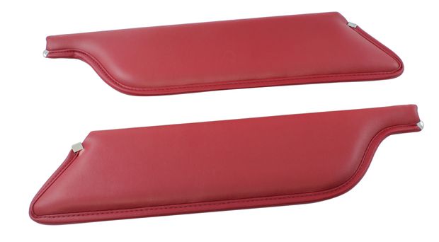 Sun visor Mustang 64-65 CV bright red in the group Ford/Mercury / Ford Mustang 65-73 / Interior / Sunvisor / Sun visors convertible at VP Autoparts AB (C5ZZ-7604104-RD)