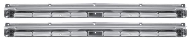Door sill plates 64-68 CV stainless in the group Ford/Mercury / Ford Mustang 65-73 / Interior / Sill plates / Sill plates at VP Autoparts AB (C5ZZ-7613208SS)