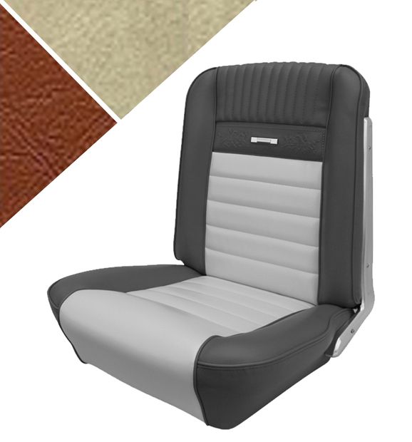 Pony Mustang CVT Full set 66 Emberg/Pa D in the group Ford/Mercury / Ford Mustang 65-73 / Interior / Upholstery front/rear seat / Upholstery Mustang 65-66 Pony at VP Autoparts AB (C5ZZ-7662900-EMD)