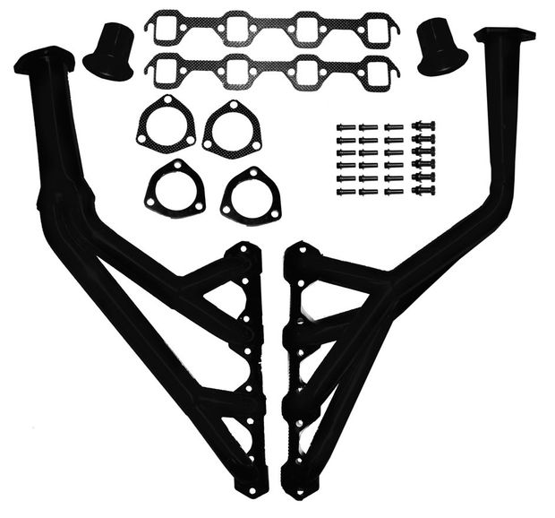 64-68 Mustang Modified 3-Y Headers Black in the group Ford/Mercury / Ford Mustang 65-73 / Exhaust system / Exhaust manifold/headers / Exhaust manifold/Headers Mustang at VP Autoparts AB (C5ZZ-9430-BK)