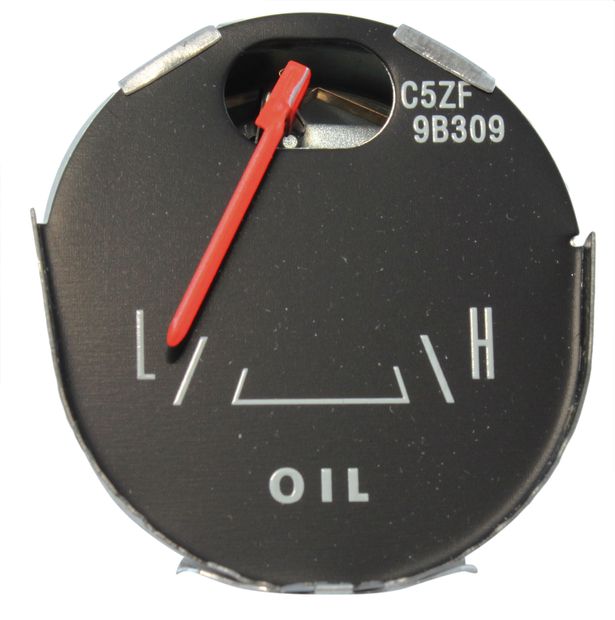 Oil Pressure Gauge Mustang 66&65 GT/PONY in the group Ford/Mercury / Ford Mustang 65-73 / Electrical components/lights / Instrument/relay / Instruments Mustang 65-73 at VP Autoparts AB (C5ZZ-9B308-BFL)