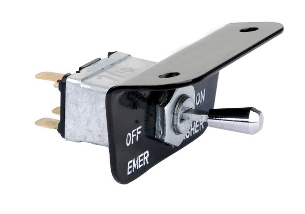 Emergency flasher switch 66 in the group Ford/Mercury / Ford Mustang 65-73 / Electrical components/lights / Instrument/relay / Switches ignition/lights Mustang 65-73 at VP Autoparts AB (C6AZ-13350)
