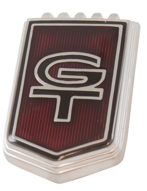 Emblem GT Fender 1966 in the group Ford/Mercury / Ford Mustang 65-73 / Body / Emblem / Emblem Mustang 65-66 at VP Autoparts AB (C6OZ-16098-B)