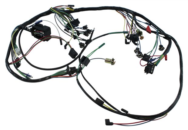 Wiring harness 1966 under dash in the group Ford/Mercury / Ford Mustang 65-73 / Electrical components/lights / Wiring/wiring diagram / Main/dash harness Mustang 65-73 at VP Autoparts AB (C6ZZ-14401)