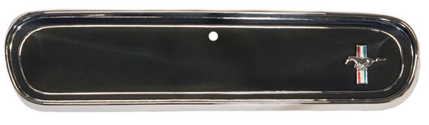 Lid Glove box 1966 with emblem in the group Ford/Mercury / Ford Mustang 65-73 / Interior / Glove box / Glove box doors & inserts at VP Autoparts AB (C6ZZ-6506024-AHQ)