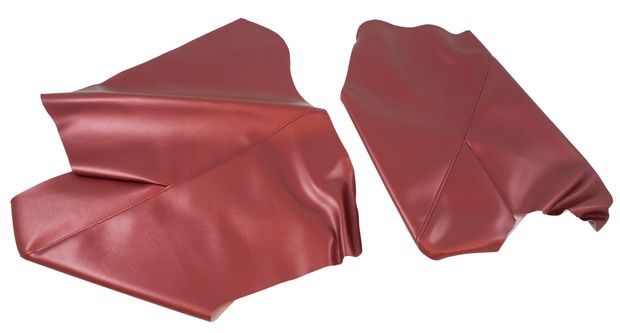 Quarter panel trim 66-67 CV dark red in the group Ford/Mercury / Ford Mustang 65-73 / Interior / Upholstery front/rear seat / Quarter panel upholstery at VP Autoparts AB (C6ZZ-7660762-DR)