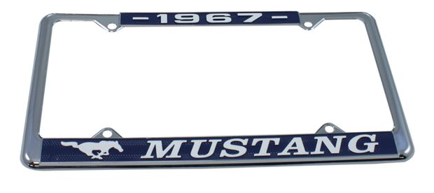 License plate frame 67 in the group Ford/Mercury / Ford Mustang 65-73 / Body / Front/grille / Custom & Grille Mustang 64-73 at VP Autoparts AB (C7ZZ-13409)