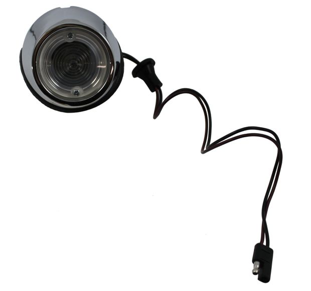 Housing Backup light 67-70 chrome RH in the group Ford/Mercury / Ford Mustang 65-73 / Electrical components/lights / Lights / Back up light Mustang 65-73 at VP Autoparts AB (C7ZZ-15511-B)