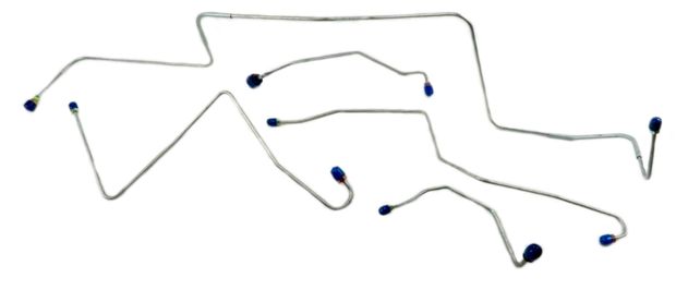 Front brake line kit 67 drum late in the group Ford/Mercury / Ford Mustang 65-73 / Brake system / Brake lines / Brake line Mustang 67-69 at VP Autoparts AB (C7ZZ-2263-64-C)