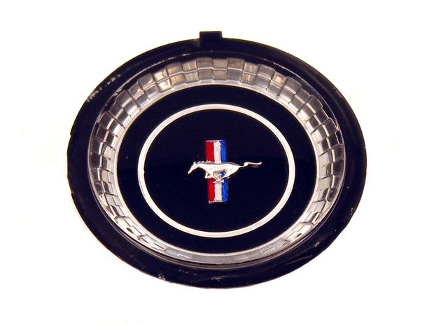 Steering Wheel Hub Emblem 67 in the group Ford/Mercury / Ford Mustang 65-73 / Steering/suspension / Steering wheel column / Steering wheel components 65-73 at VP Autoparts AB (C7ZZ-3649-A)