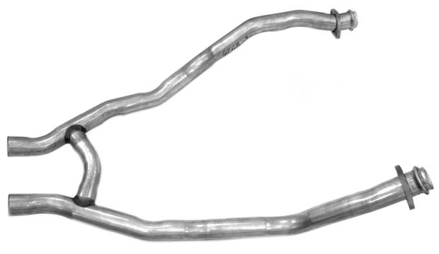 Exhaust H pipe 67-68 BB NON-CJ  2,25