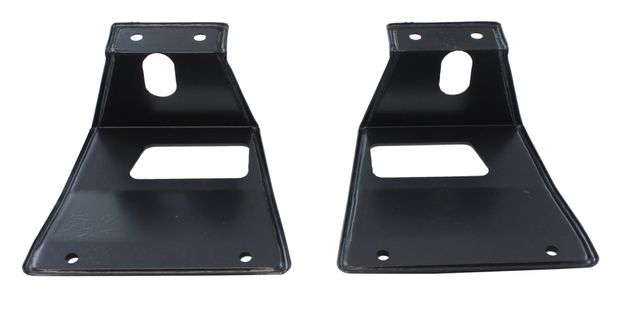 Seat latch cover 67-68 FB folddown. in the group Ford/Mercury / Ford Mustang 65-73 / Interior / Seats rear / Rear seat hardware at VP Autoparts AB (C7ZZ-63613B26-27)