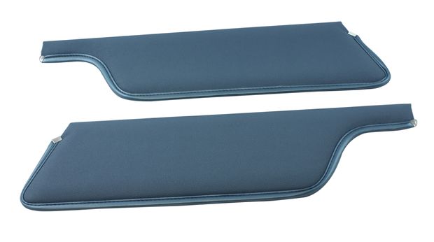 Sun visor 67-68 CP/FB blue in the group Ford/Mercury / Ford Mustang 65-73 / Interior / Sunvisor / Sun visors coupe/fastback at VP Autoparts AB (C7ZZ-6504104-BL)