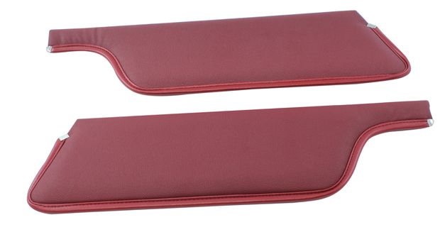 Sun visor Must.67-68 CP/FB dark red in the group Ford/Mercury / Ford Mustang 65-73 / Interior / Sunvisor / Sun visors coupe/fastback at VP Autoparts AB (C7ZZ-6504104-DR)