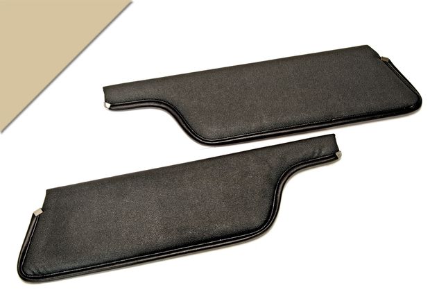 Sun visor CP/FB 67-68 Parchment in the group Ford/Mercury / Ford Mustang 65-73 / Interior / Sunvisor / Sun visors coupe/fastback at VP Autoparts AB (C7ZZ-6504104-PR)