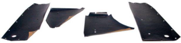 Water shield 67-68 CP in the group Ford/Mercury / Ford Mustang 65-73 / Interior / Door panels / Door water shield at VP Autoparts AB (C7ZZ-6523942-WS)