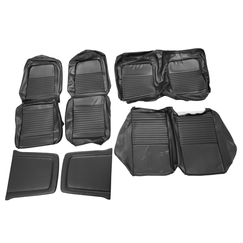 Cover Mustang 67 CP Standard black in the group Ford/Mercury / Ford Mustang 65-73 / Interior / Upholstery front/rear seat / Upholstery Mustang 67 at VP Autoparts AB (C7ZZ-6562900-BK)
