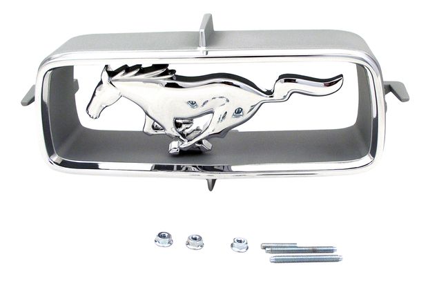 Pony grille w frame 67 in the group Ford/Mercury / Ford Mustang 65-73 / Body / Front/grille / Grille Mustang 67-68 at VP Autoparts AB (C7ZZ-8213-A)