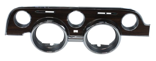 Instrument bezel De Luxe 1967 woodgrain in the group Ford/Mercury / Ford Mustang 65-73 / Electrical components/lights / Instrument/relay / Instrument bezels Mustang 65-73 at VP Autoparts AB (C8ZZ-10838-B)